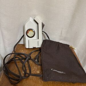 Vintage NORELCO TRAVEL IRON WITH CARRY BAG T165 Packable Works‎